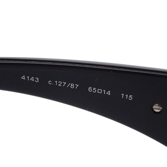 Chanel Sunglasses Eyewear Black Small Good - Picture 7 of 8